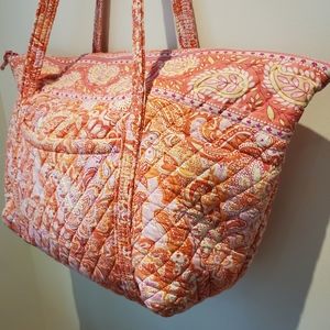 Vera Bradley Sherbet Orange Pink Tote